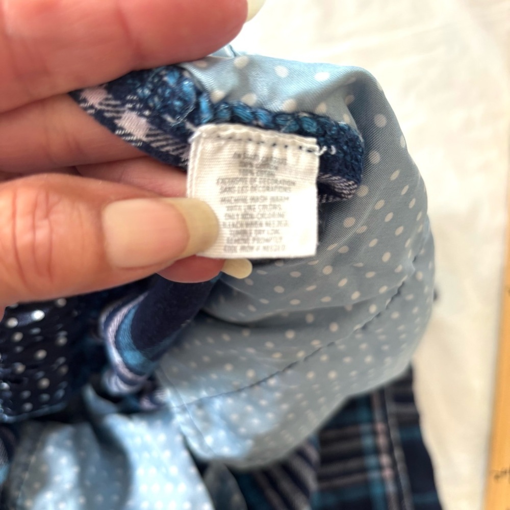 Aerie Blue Plaid Pajama Pants SZ S Worn 1X - Picture 7 of 11